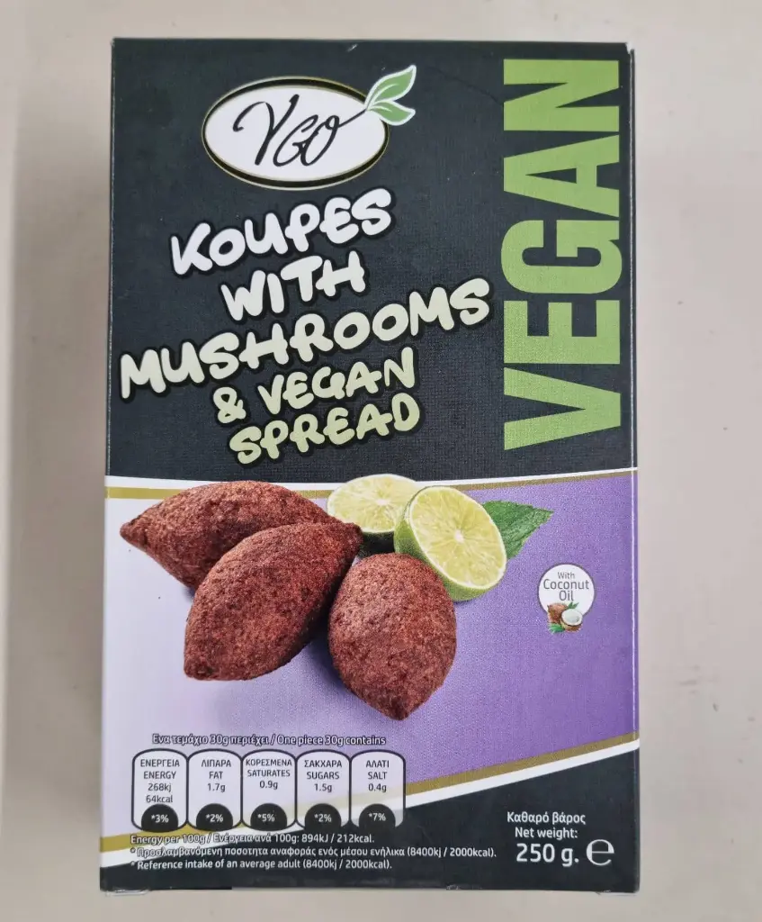 Kúpes amb Xampinyons 250g - VGO