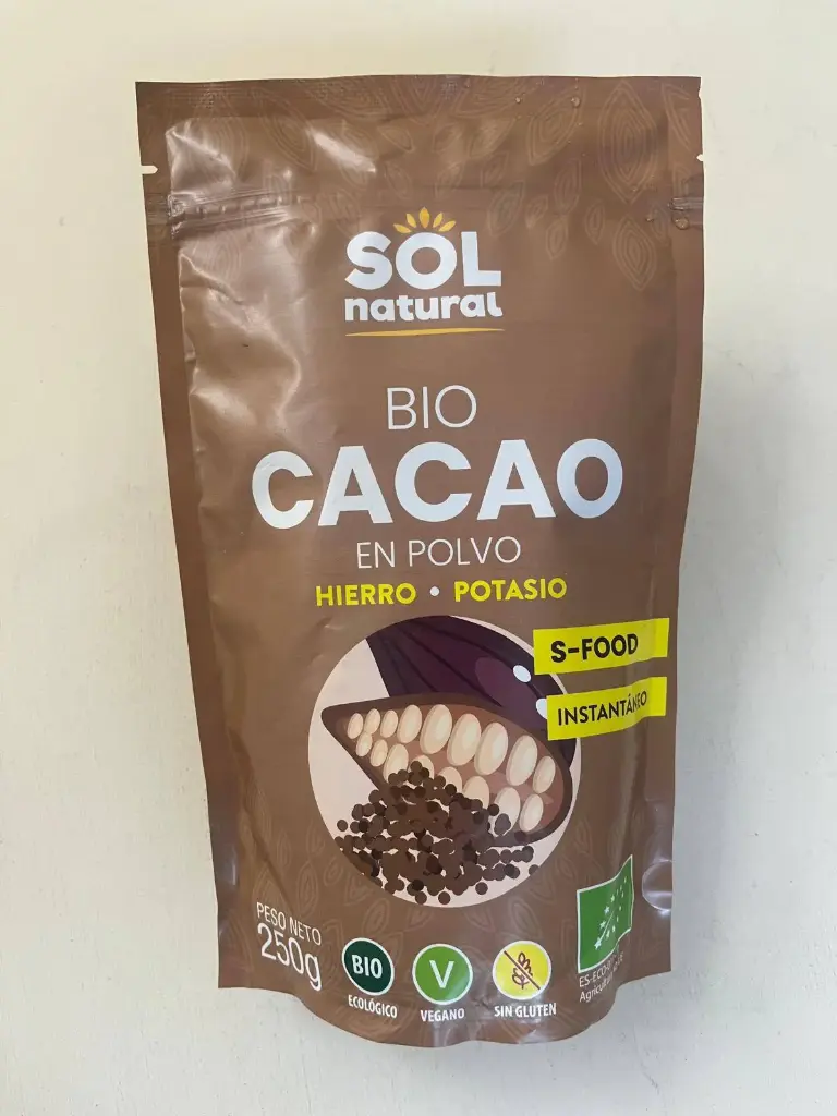 Cacau en Pols 250g - Sol Natural