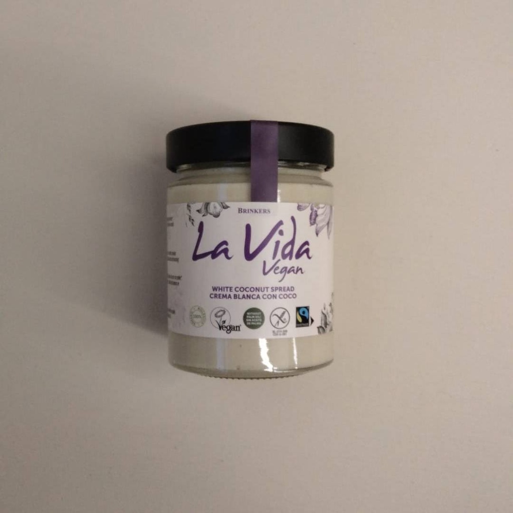 Crema Blanca amb Coco 270g - La Vida Vegan