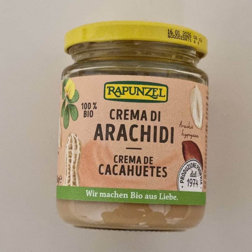 Crema de Cacauet Suau 250g - Rapunzel