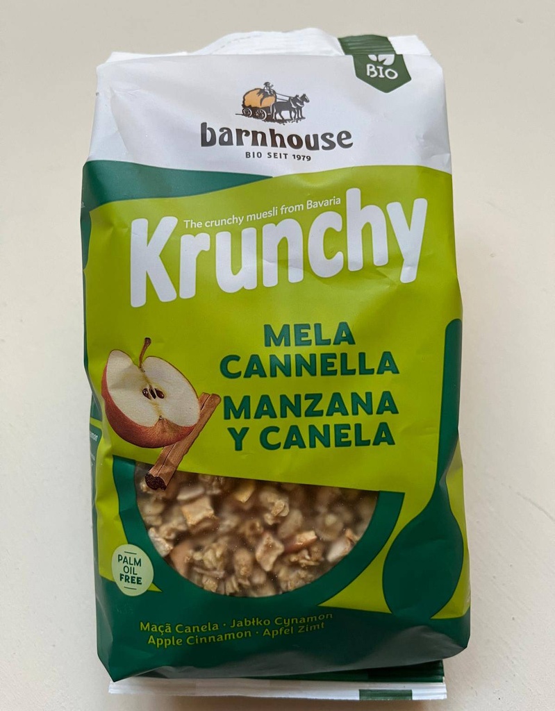 Muesli Cruixent Poma Canyella 375g - Barnhouse