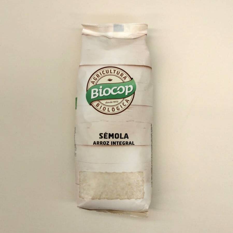 Sèmola d'Arròs Integral 500g - Biocop