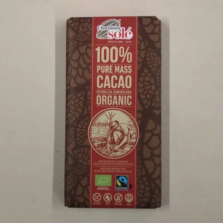 Tauleta 100% Cacau 100g - Solé