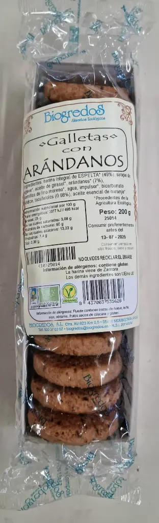 Galetes amb Nabius 200g - Biogredos 