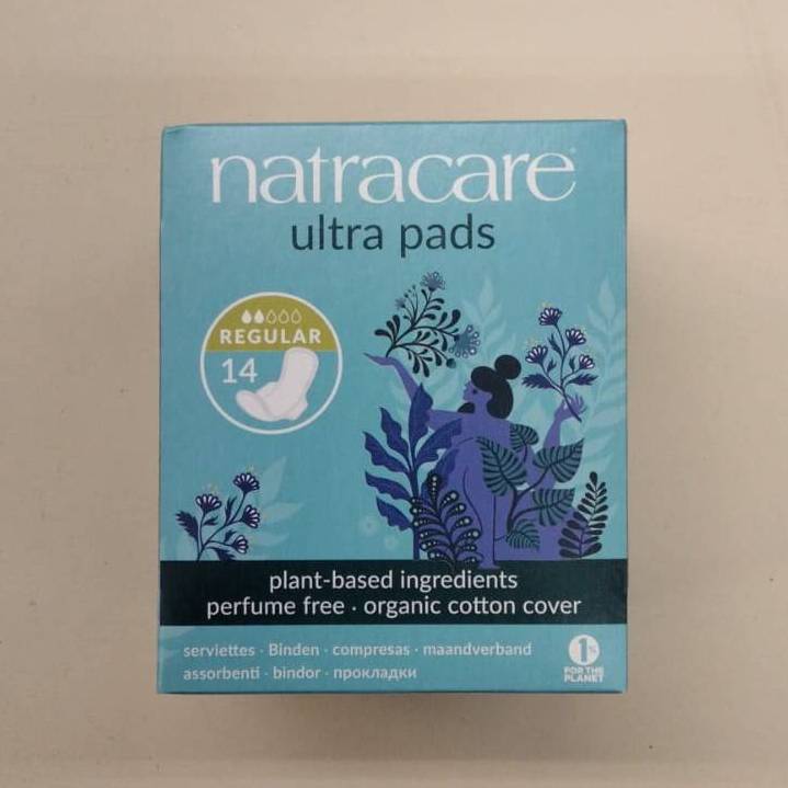 Compresa Ultra Regular amb Ales 14 u. - Natracare