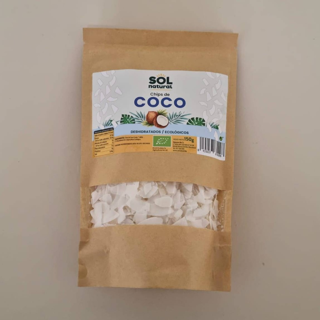 Chips de Coco 150g - Sol Natural 
