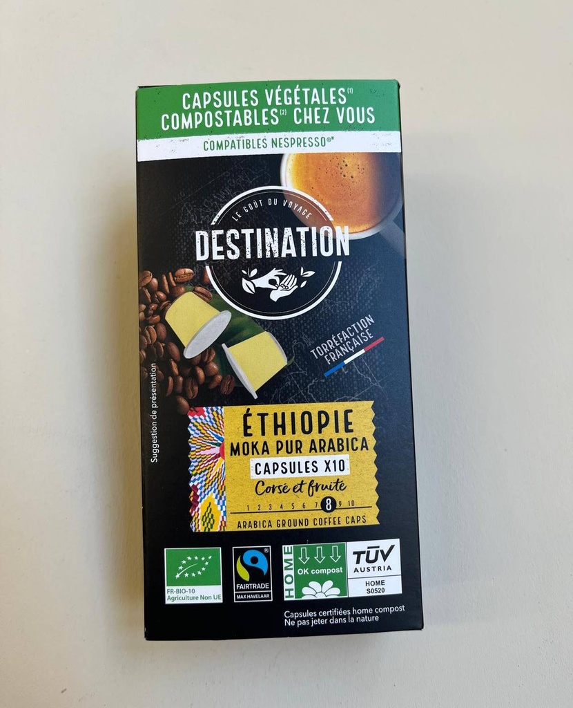 Cafè 10 Càpsules Ethiopia 55g - Destination