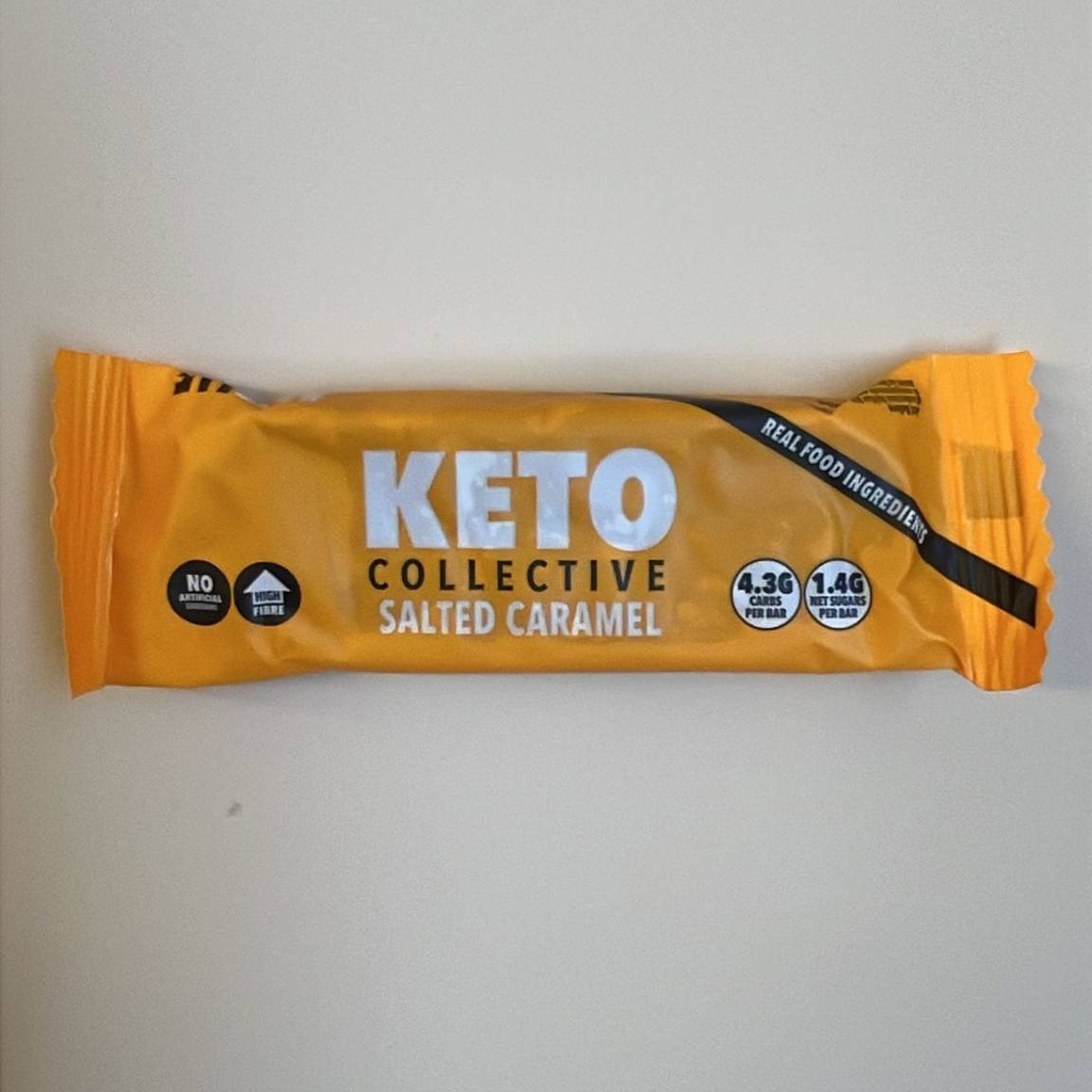 Barreta Caramel Salat 40g - Keto Collective