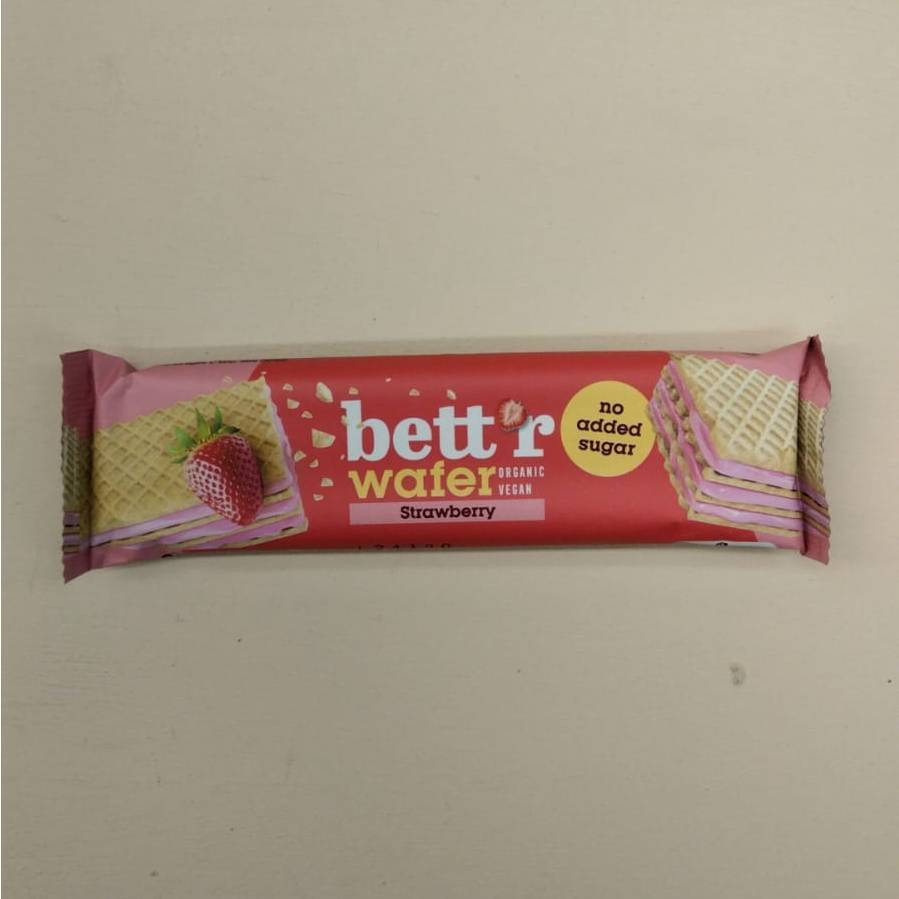 Wafer Crema de Maduixa i Anacard 30g - Bett'r