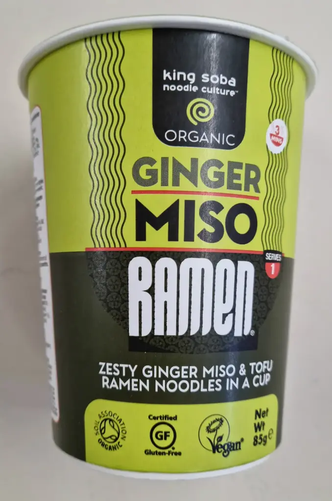 Got de Sopa Ramen de Miso Gingebre 85g - King Soba