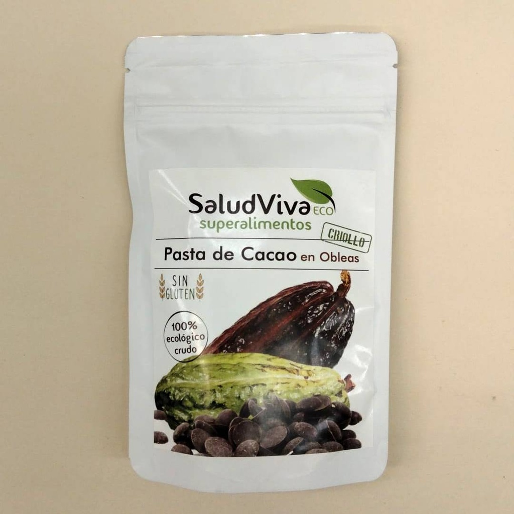 Pasta de Cacau en Obleas 125g - Salud Viva