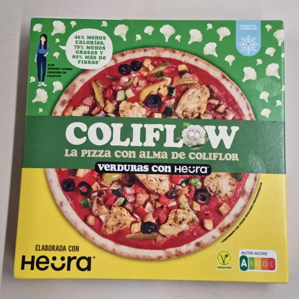 Pizza amb Coliflor i Heura 375g - Coliflow