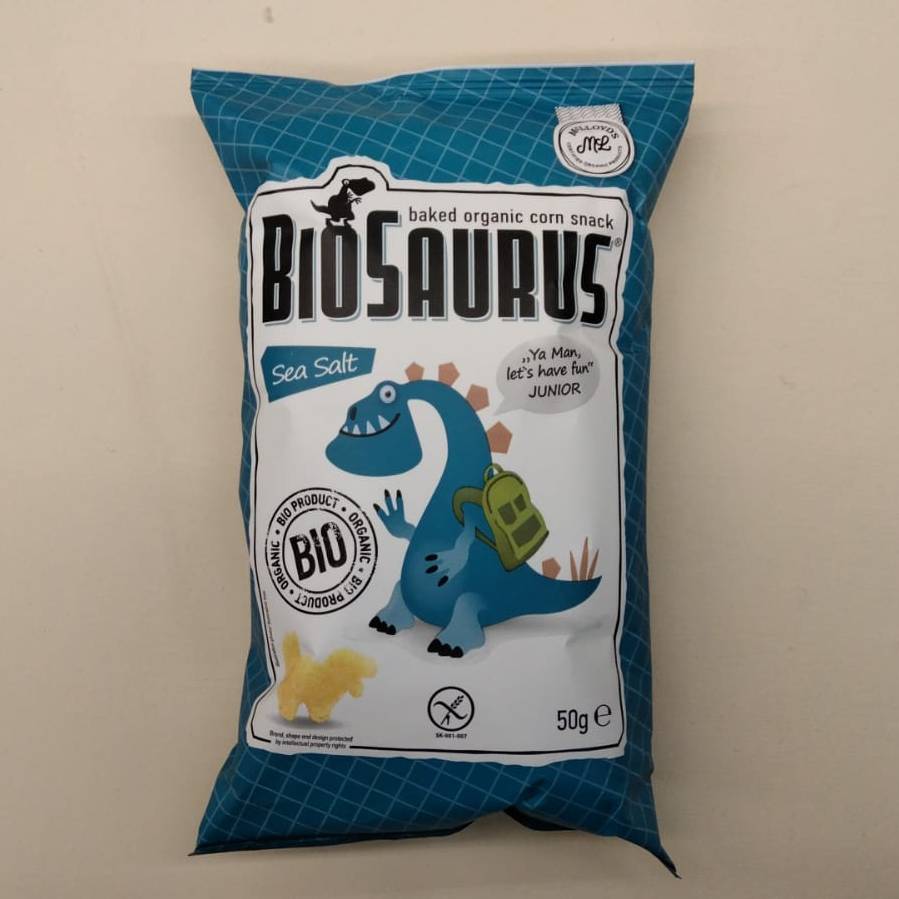 Biosaurus Chips amb Sal Marina 50g - Mc Lloyd's