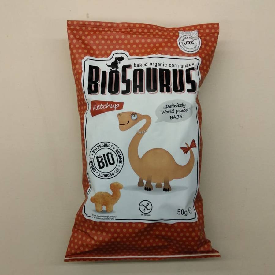 Biosaurus Chips Sabor Ketchup 50g - Mc Lloyd's 
