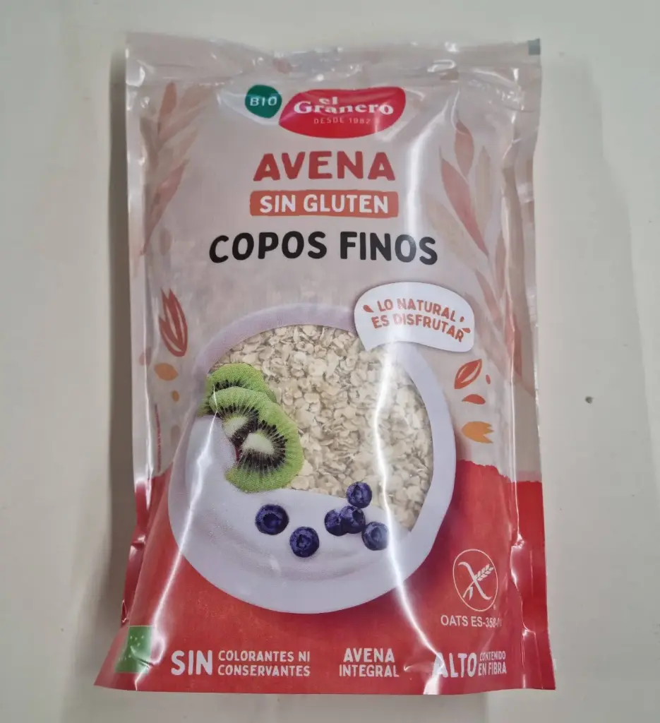 Flocs Fins Civada Integral S/G 500g - El Granero