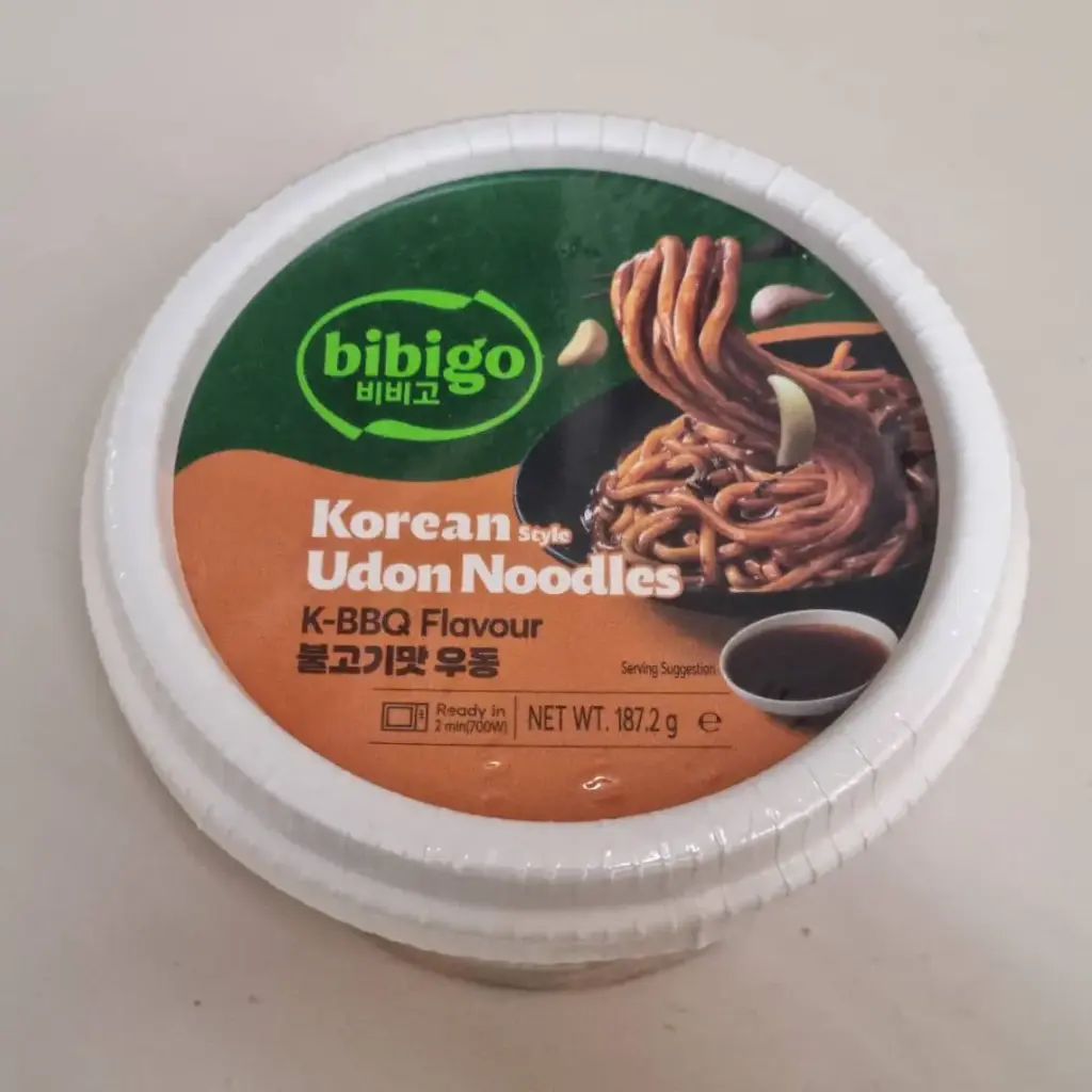 Udon Coreà Instantani Sabor Barbacoa 187g - Bibigo