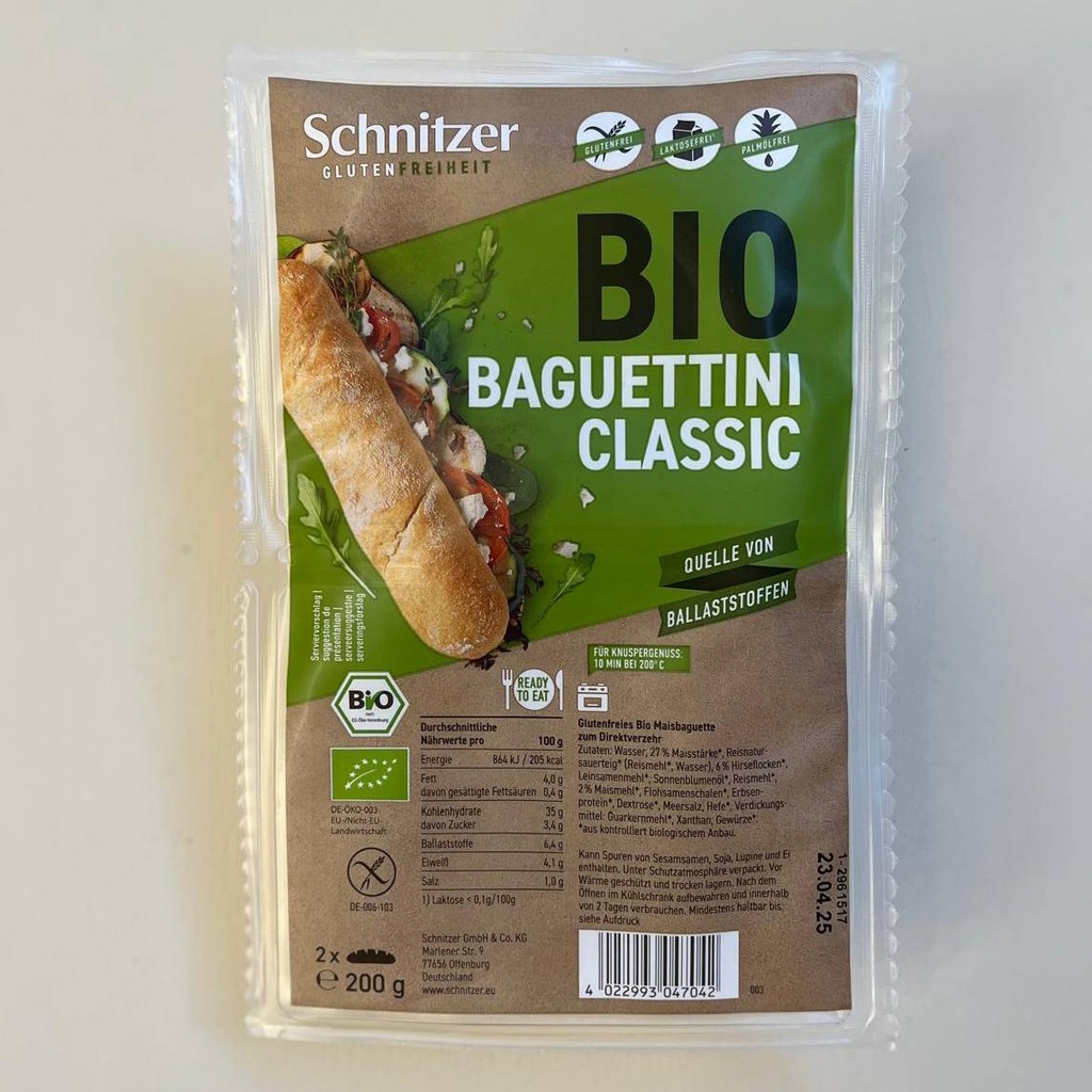 Mini Baguetina Clàssica 200g - Schnitzer