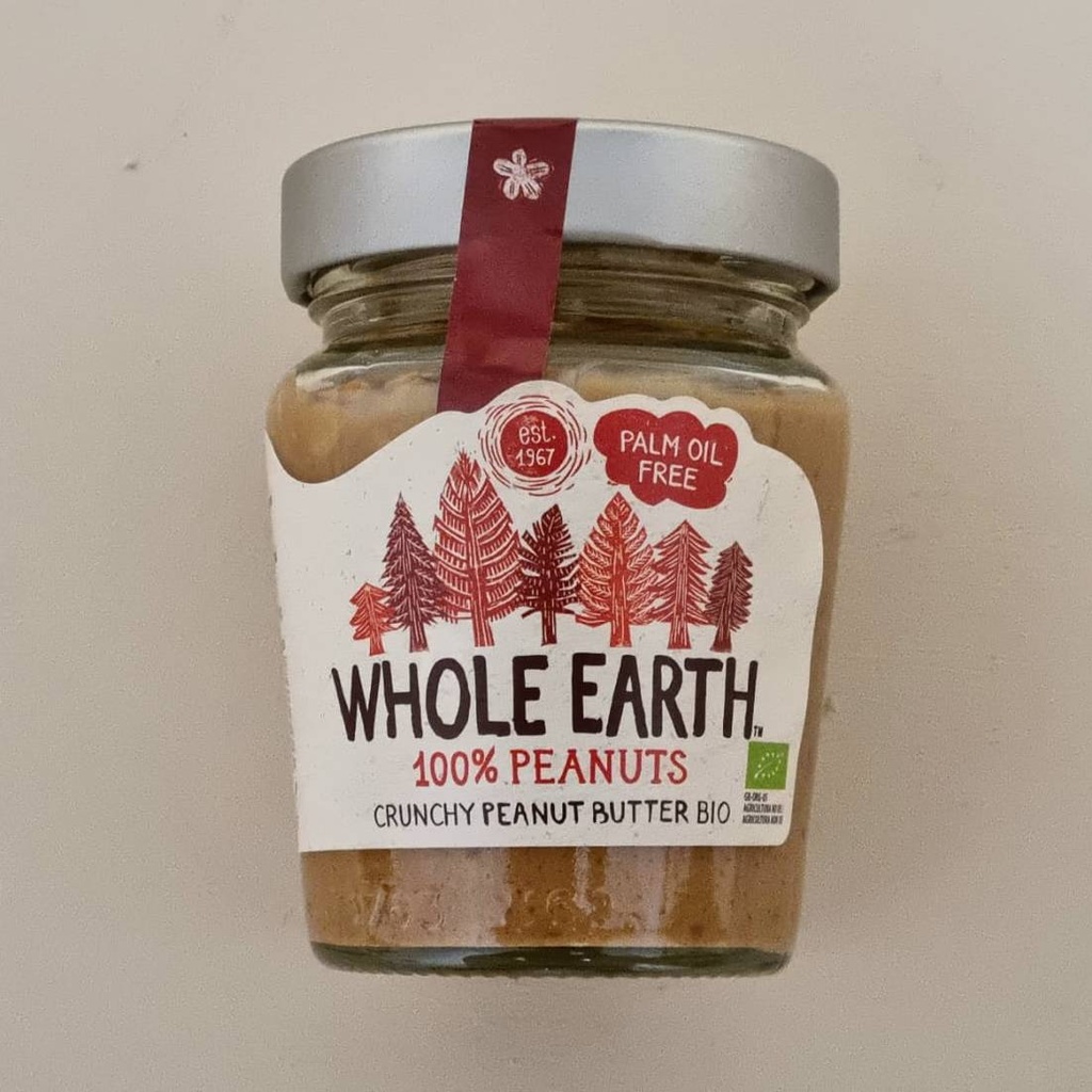 Crema de Cacauet Cruixent 227g - Whole Earth