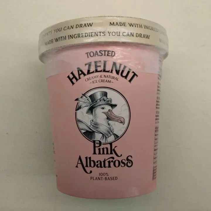 Tarrina Gelat Avellana 350gr - Pink Albatross 