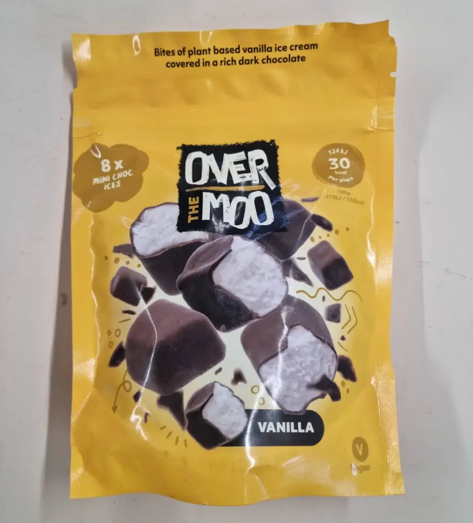 Gelat de Vainilla i Xocolata Negra 72g - Over The Moo