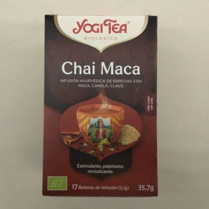 Infusió Chai Maca 17 Bossetes - Yogi Tea