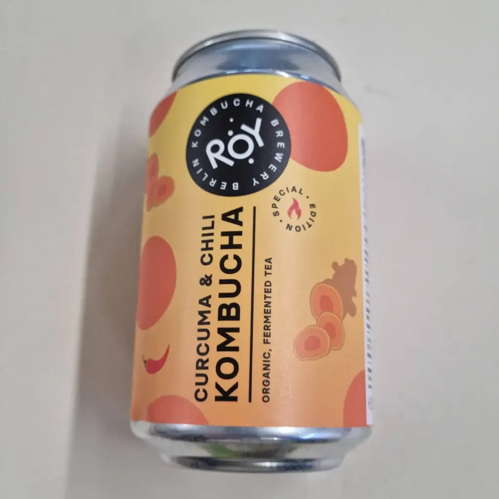 Kombucha Cúrcuma i Chili 33cl - Roy