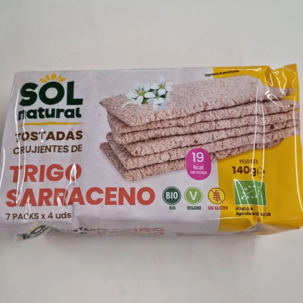 Torrades de Blat Sarraí 140g - Sol Natural
