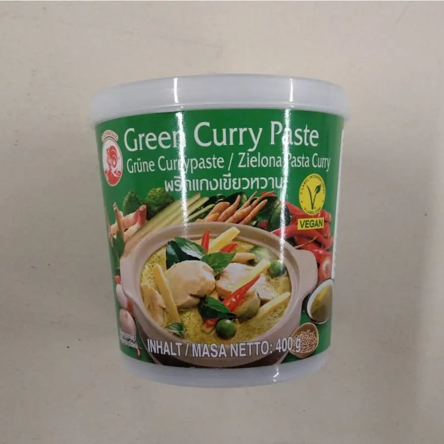 Pasta Curry Verd 400g - Cock Brand