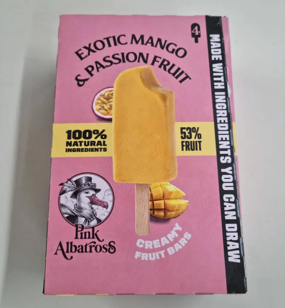 Gelat de Mànec i Fruita de la Passió 4 U - Pink Albatross  