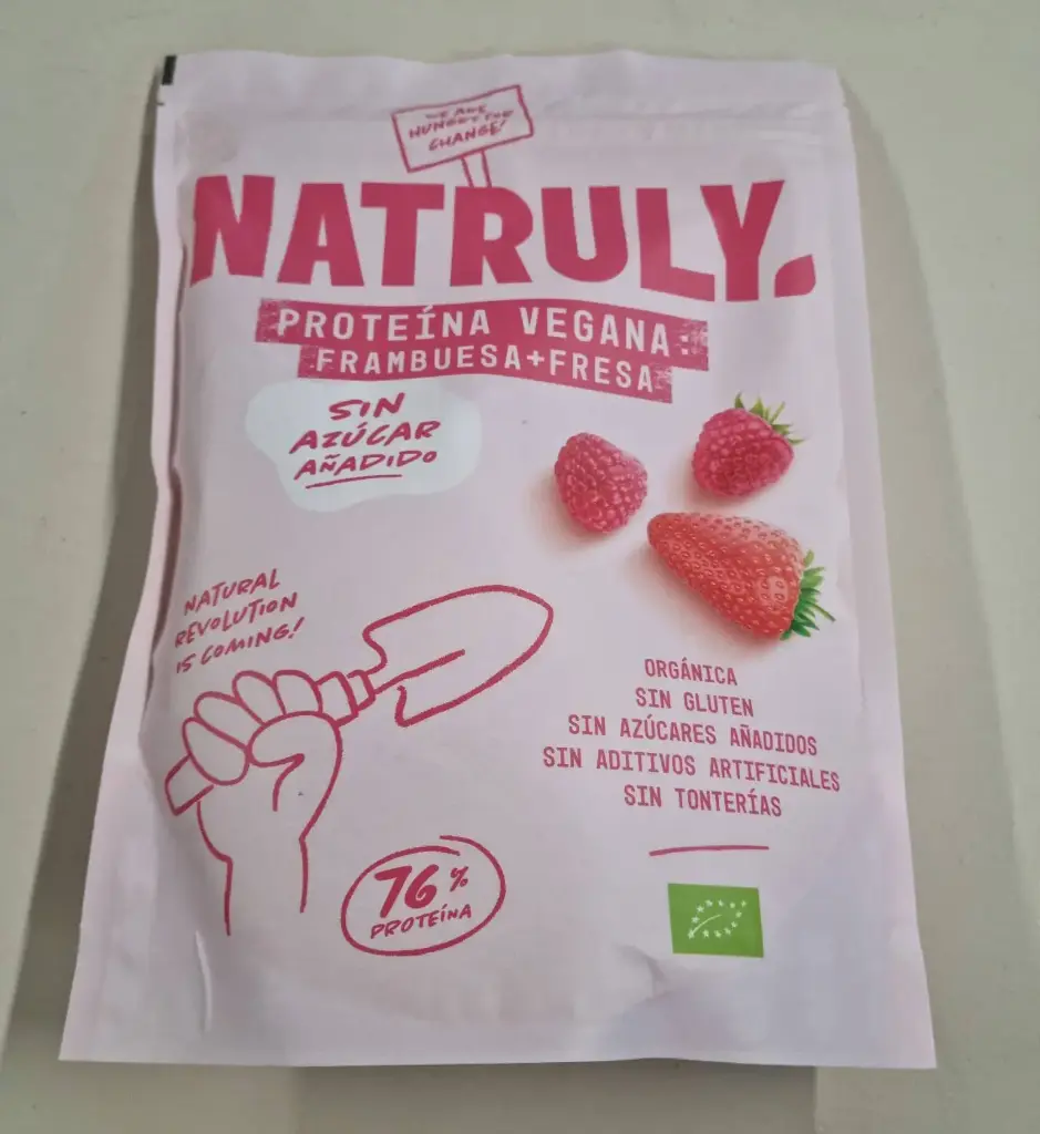 Proteïna en Pols Sabor Maduixa i Gerds 350g - Natruly