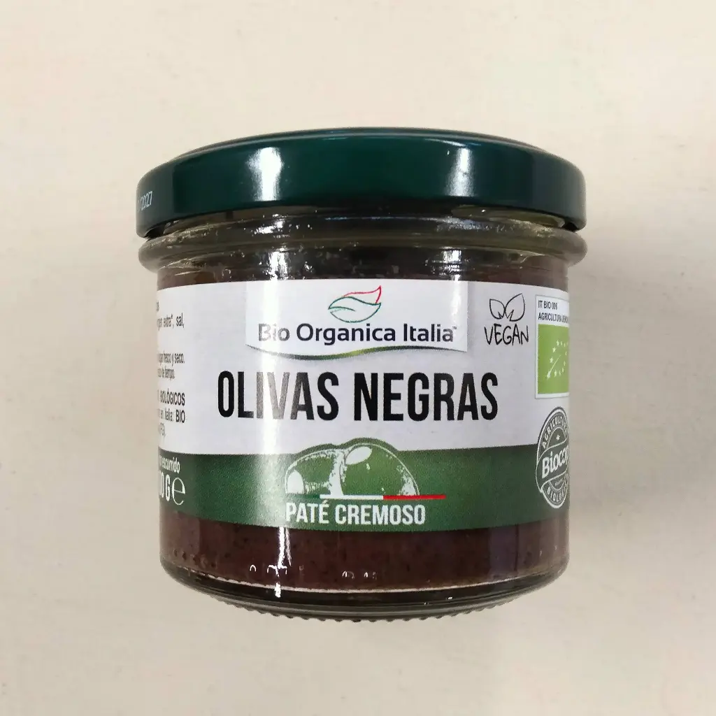 Paté Olives Negres 100g - Bio Organica Italia