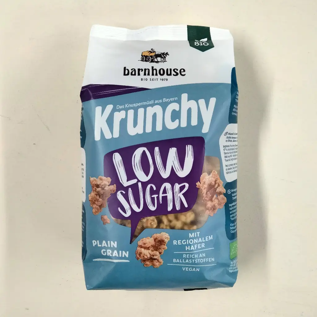 Muesli Cruixent Civada Baix en Sucre 375g - Barnhouse 