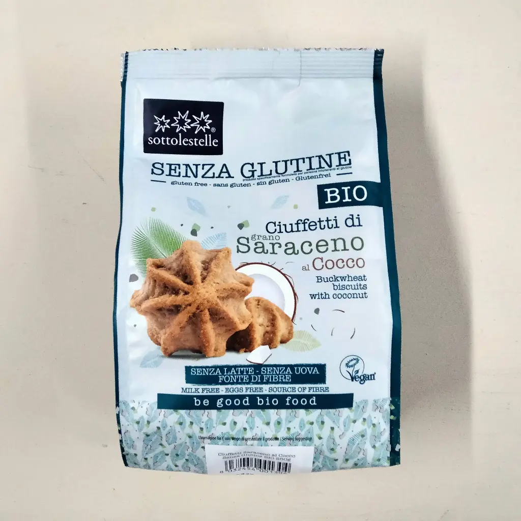 Galetes Blat Sarraí i Coco S/G 250g - Sottolestelle