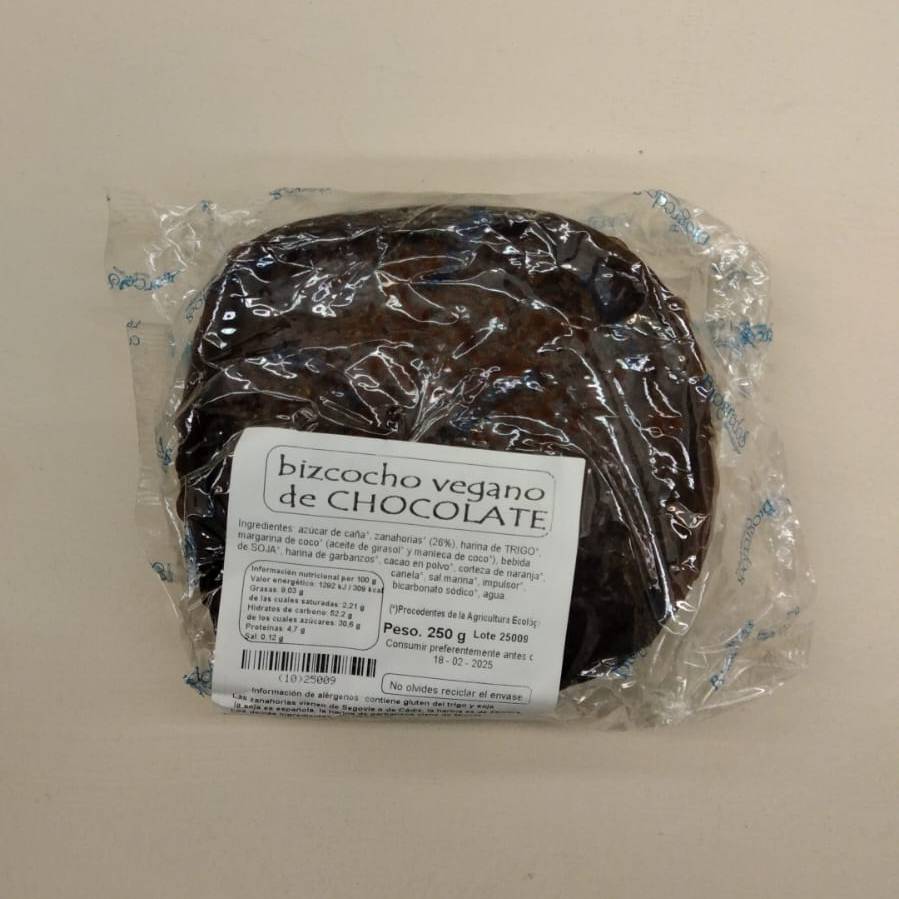Bizcocho de Chocolate 250g - Biogredos