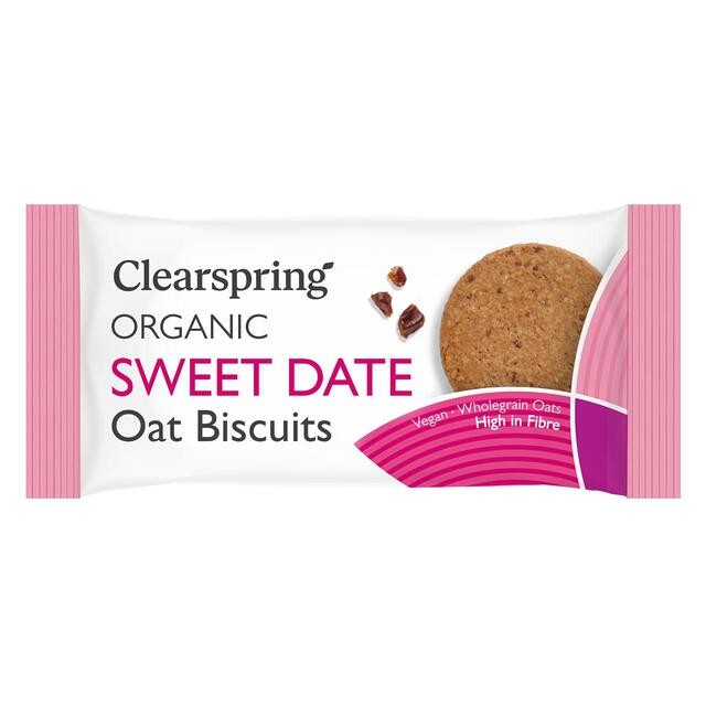 Galetes Civada Dàtil 40g - Clearspring
