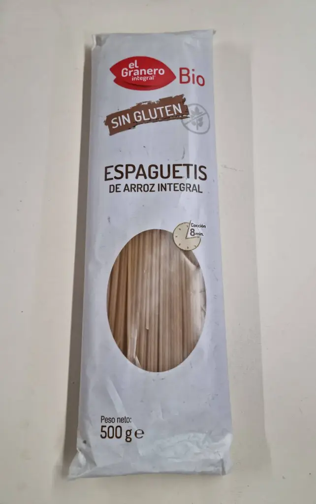 Espagueti d'Arròs Integral Bio 500g - El Granero