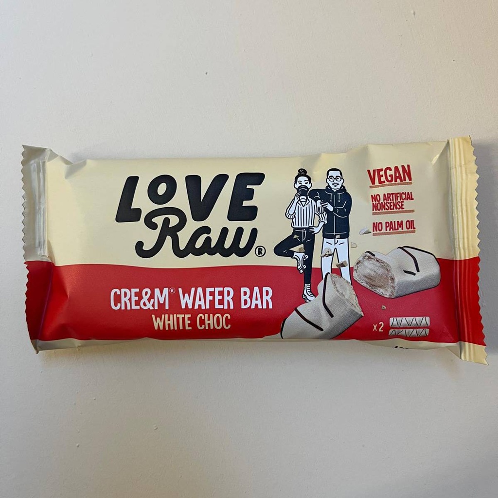 Neules Farcides Xocolata Blanca 45g - Love Raw