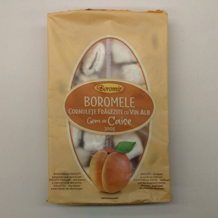 Cornuletes al Vi Blanc amb Albercoc 300g - Boromir