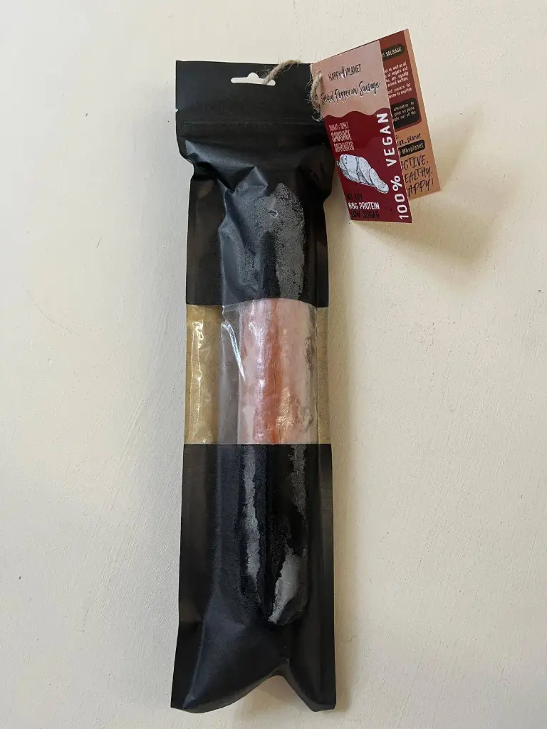Pepperoni Fumat Vegetal 250g - Happy V Planet