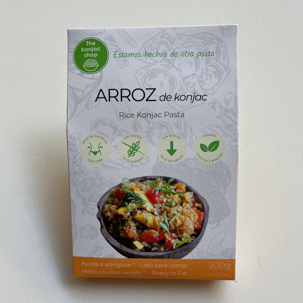 Arròs Konjac 200g - The Konjac Shop