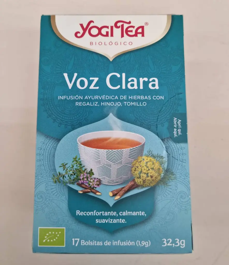 Infusió Veu Clara 17 Bossetes - Yogi Tea