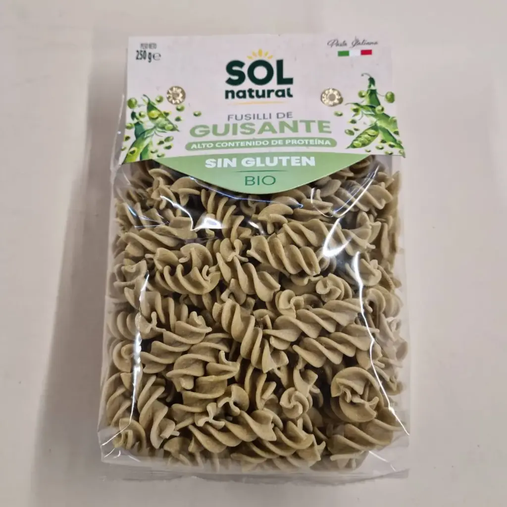 Fusilli de Pèsol 250g - Sol Natural