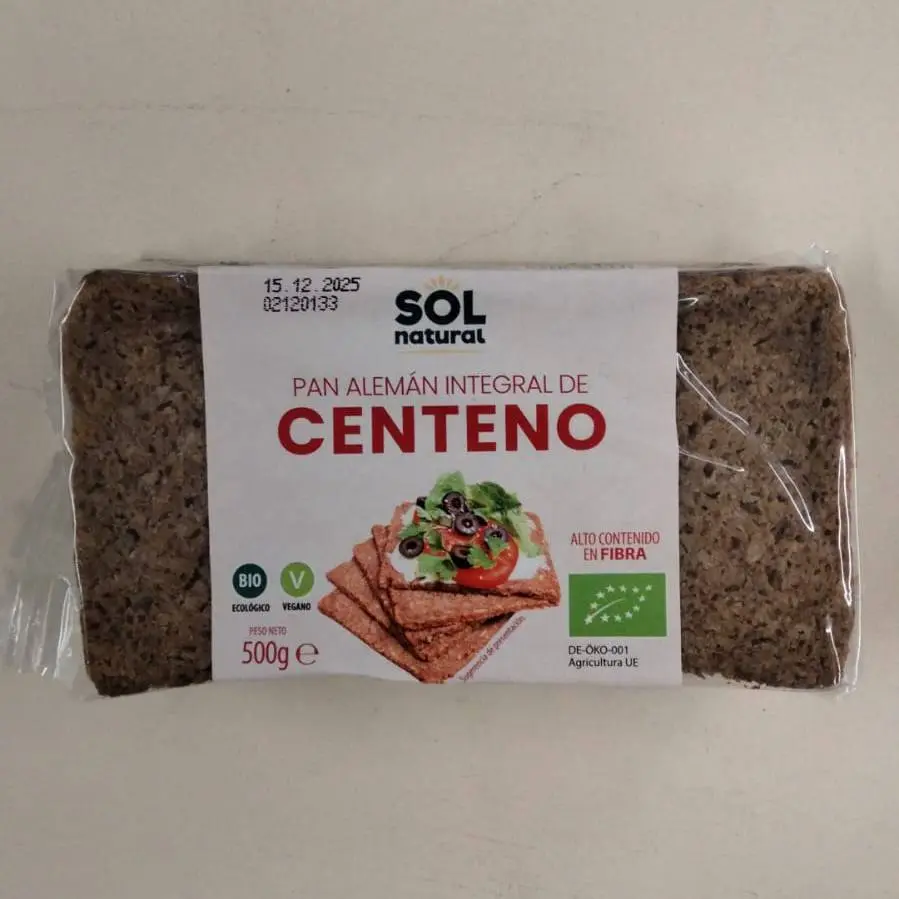 Pa Alemany Sègol Integral 500g - Sol Natural
