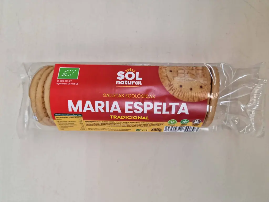 Galetes Maria Espelta 200g - Sol Natural