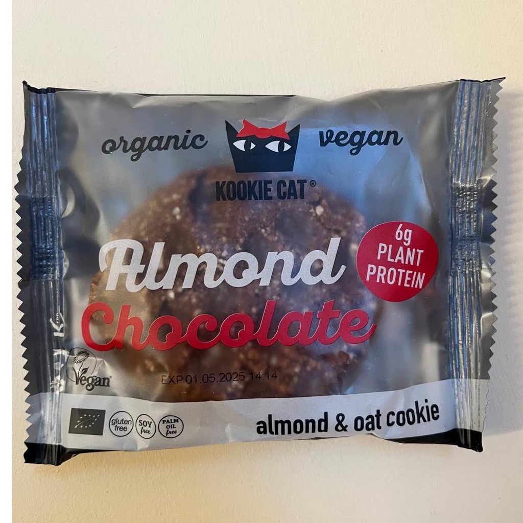 Galetes Proteiques Ametlla i Xocolata 50g - Kookie Cat