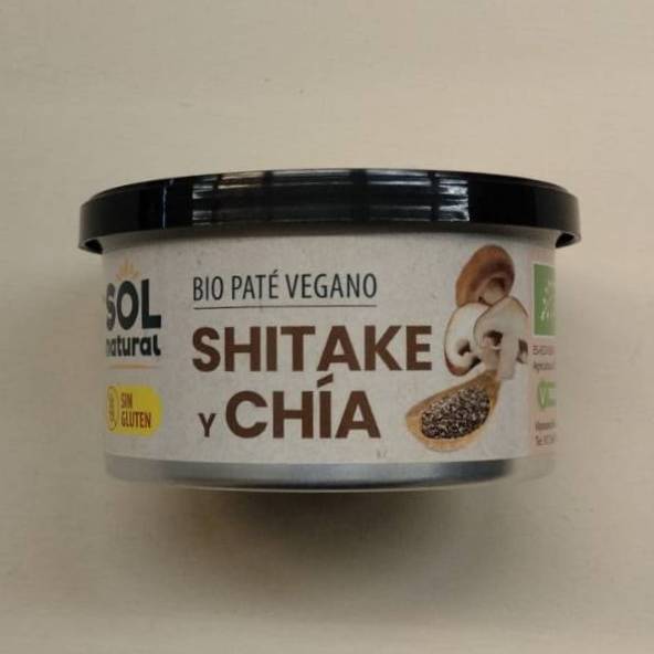 Paté Shiitake i Chia 125g - Sol Natural