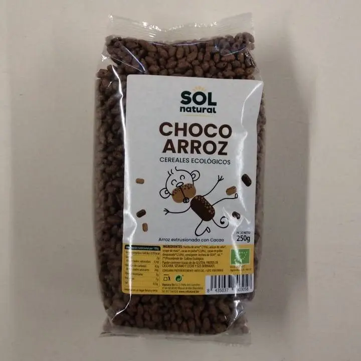 Cereals Xoco Arròs 250g - Sol Natural