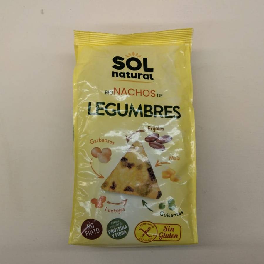 Nachos amb Llegums 80g - Sol Natural