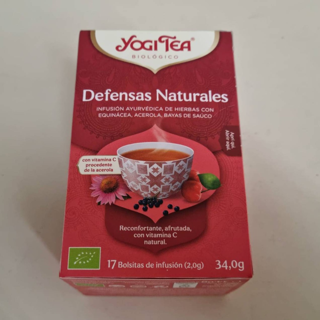 Infusió Defensas Naturales 17 Bossetes - Yogi Tea