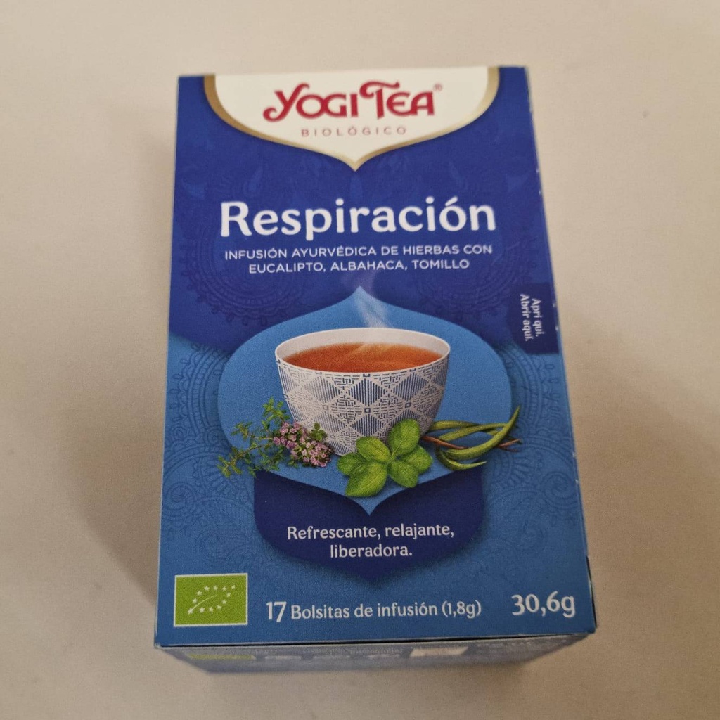 Infusió Respiració 17 Bossetes - Yogi Tea